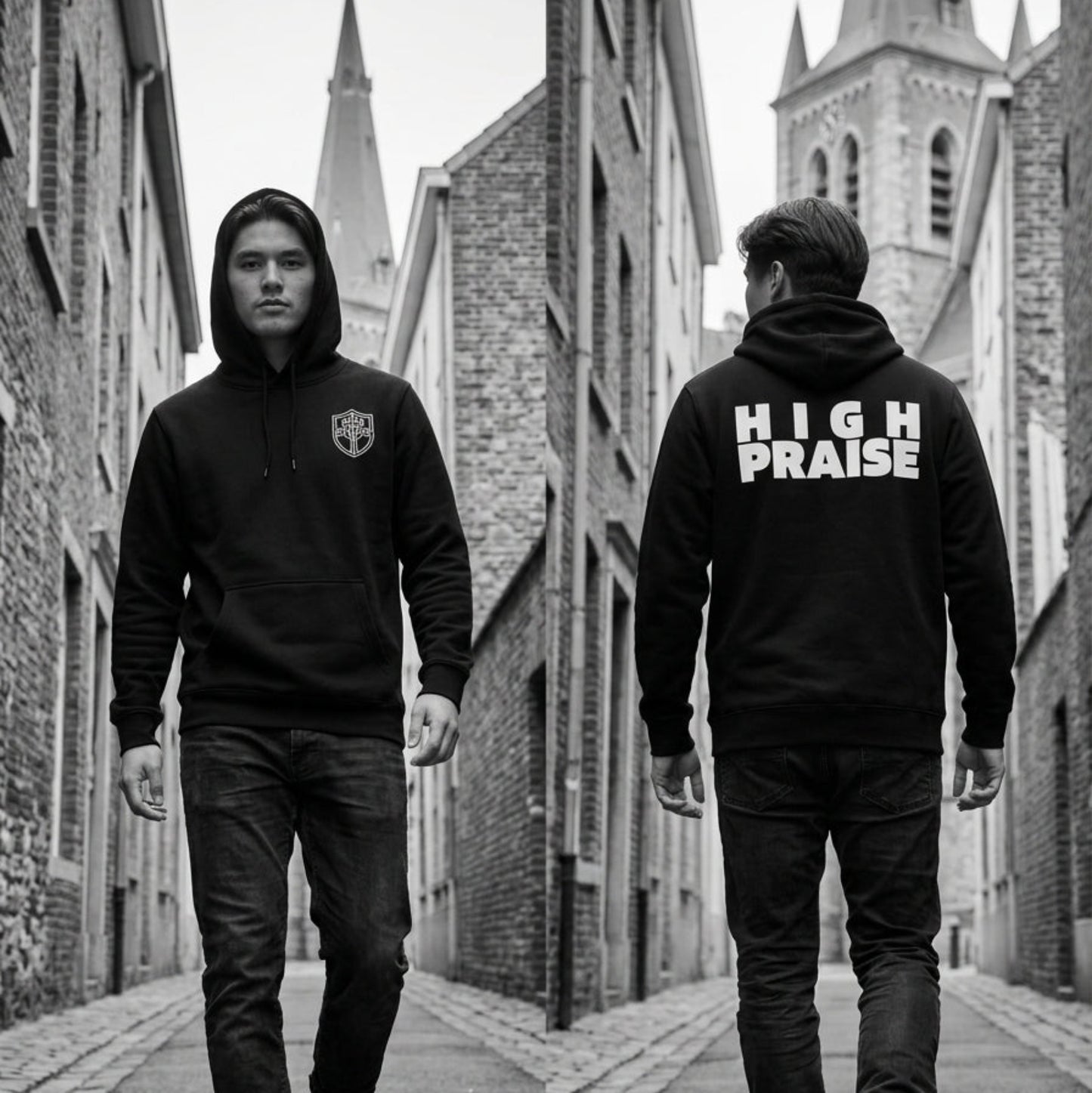 FITTED CREST MEN'S HOOD