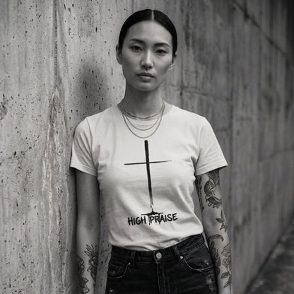 BLEEDING CROSS WOMEN'S T-SHIRT