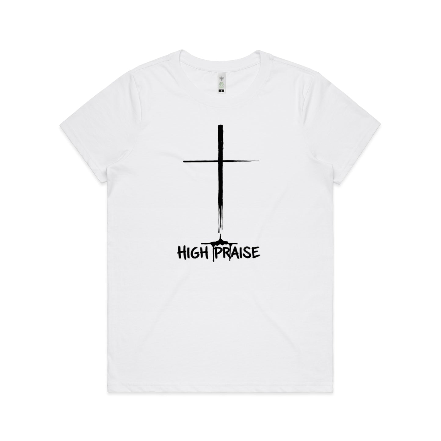 BLEEDING CROSS WOMEN'S T-SHIRT
