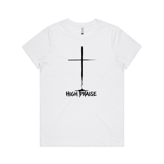 BLEEDING CROSS WOMEN'S T-SHIRT