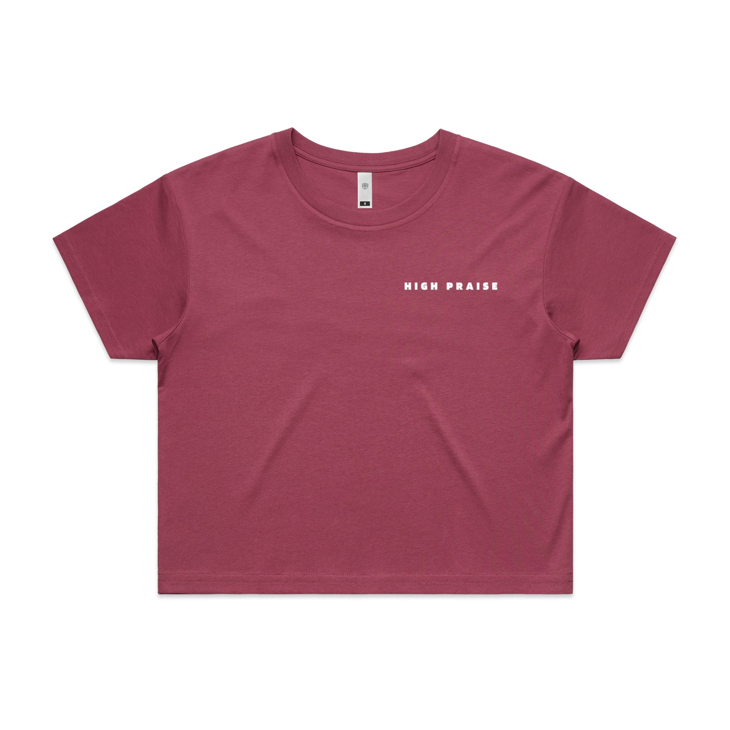 HIGH PRAISE WOMEN'S CROP T-SHIRT
