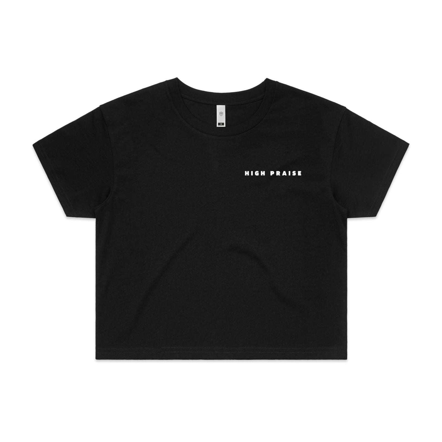HIGH PRAISE WOMEN'S CROP T-SHIRT