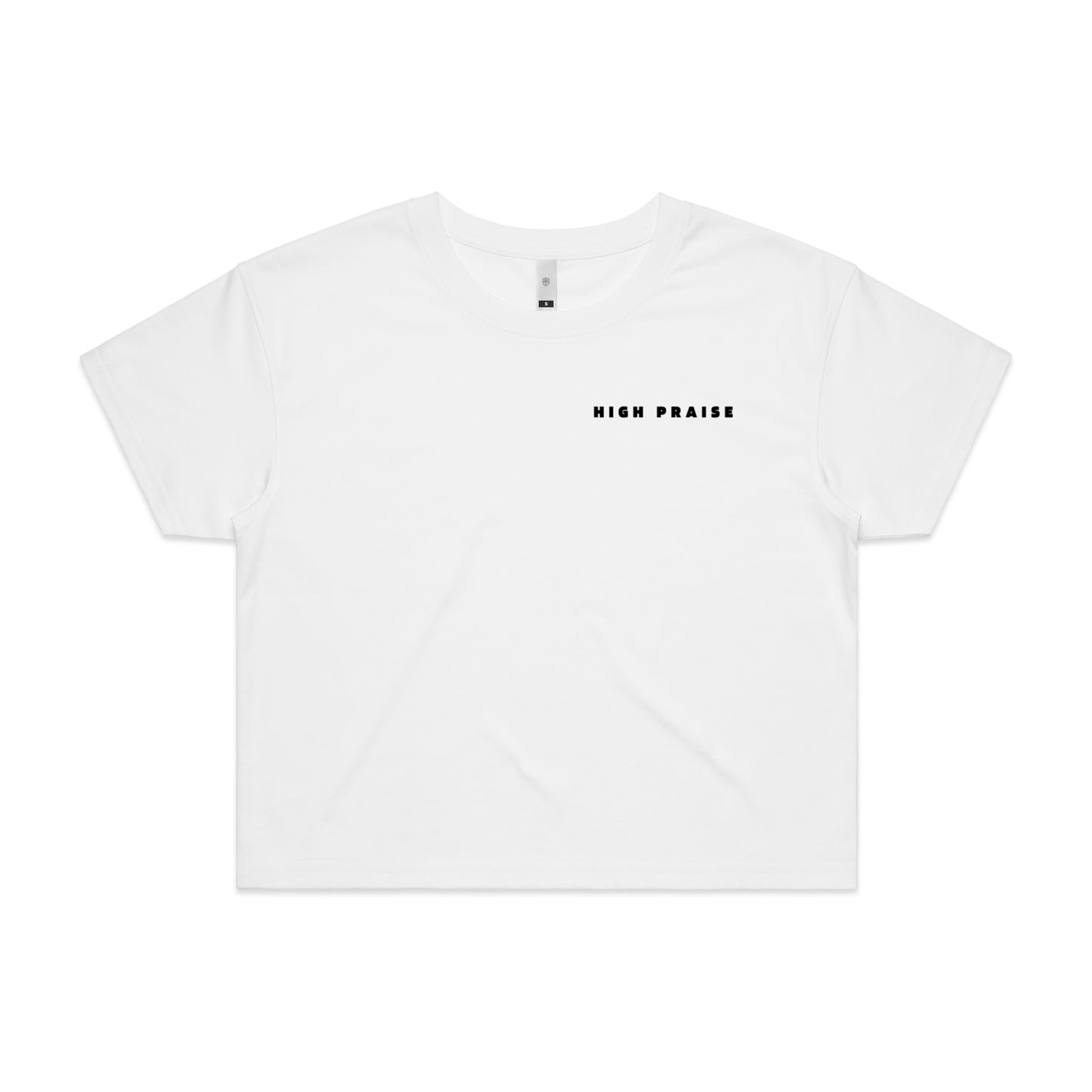 HIGH PRAISE WOMEN'S CROP T-SHIRT