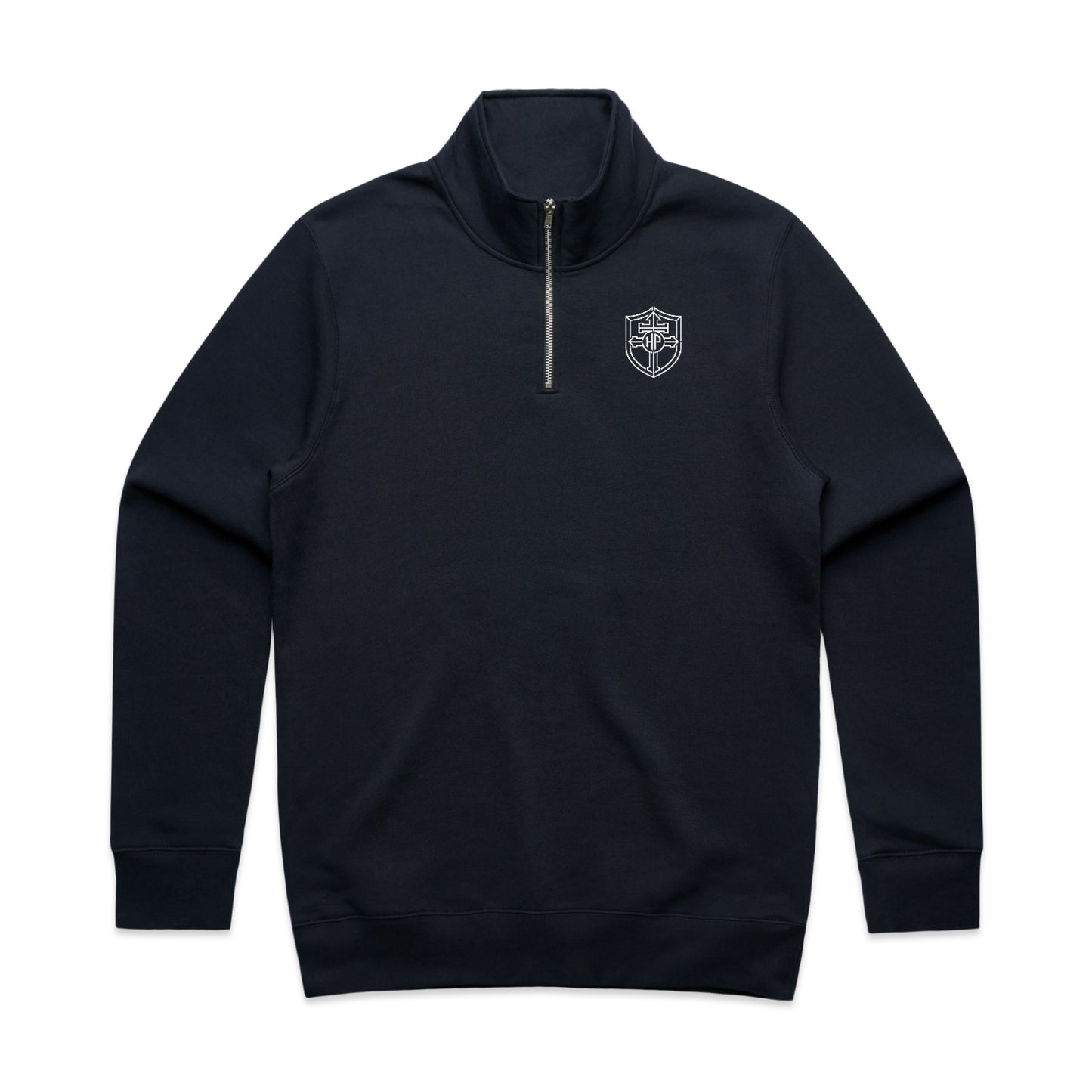 HALF ZIP CREST MEN'S CREW
