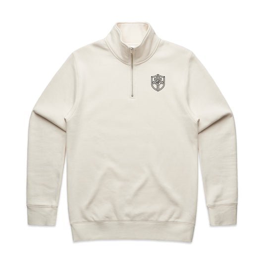 HALF ZIP CREST MEN'S CREW