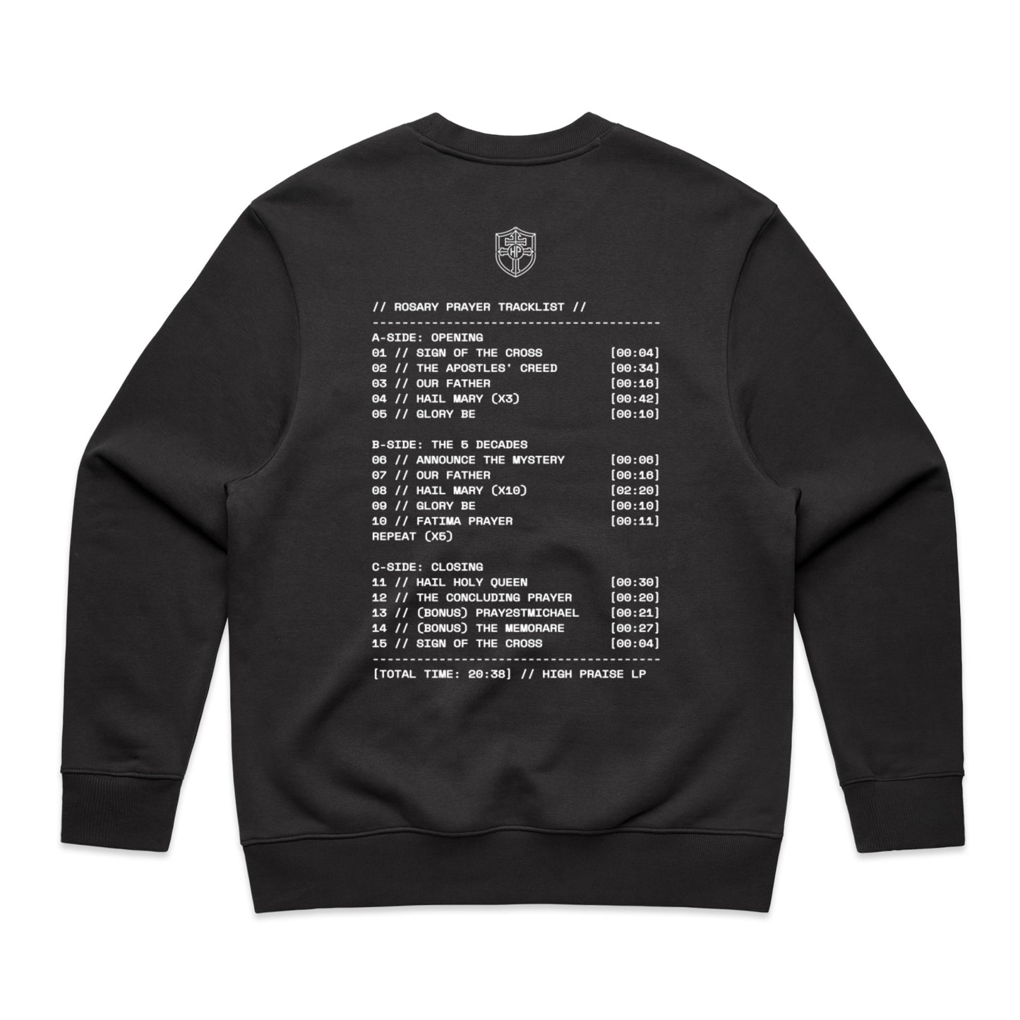 ROSARY MIXTAPE MEN'S CREW