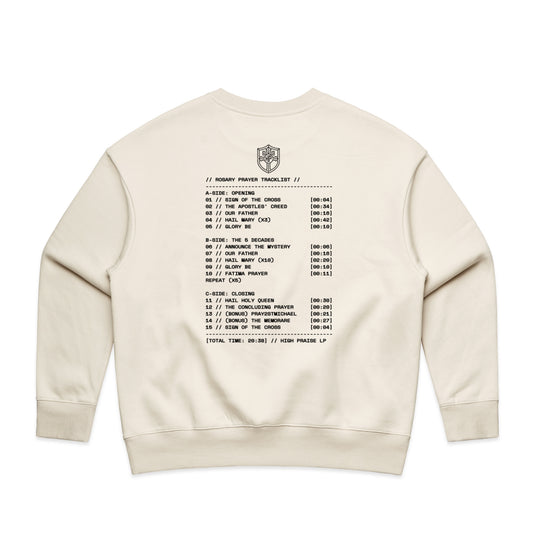 ROSARY MIXTAPE WOMEN'S CREW