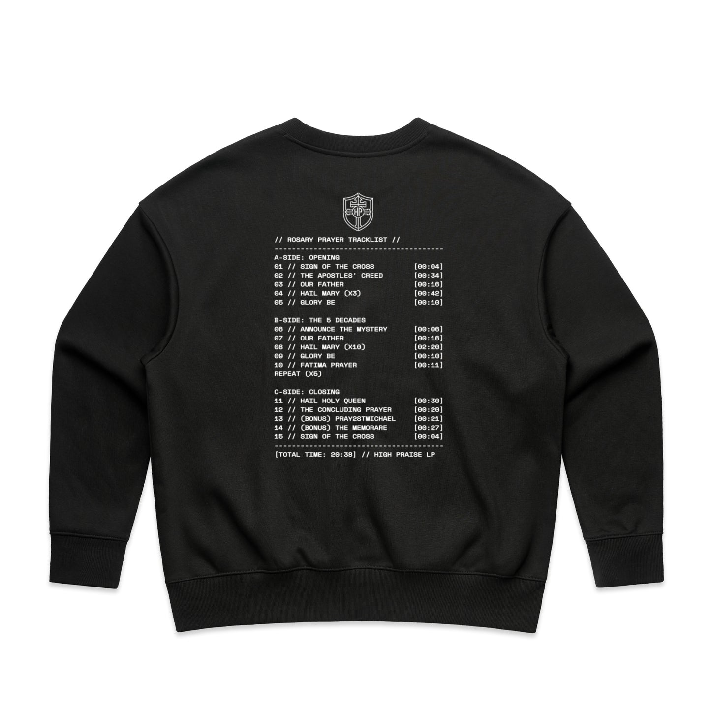 ROSARY MIXTAPE WOMEN'S CREW