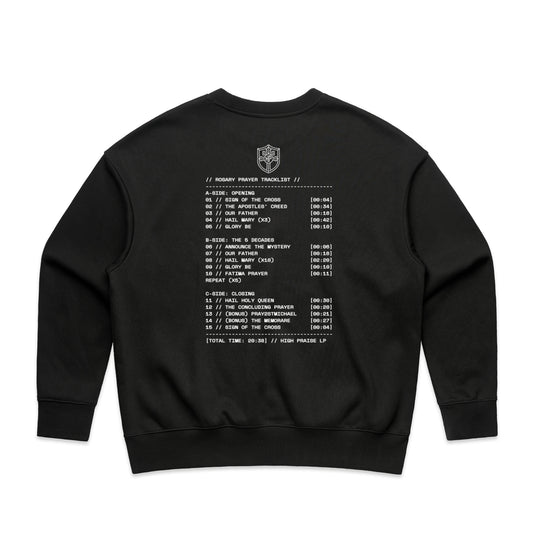 ROSARY MIXTAPE WOMEN'S CREW