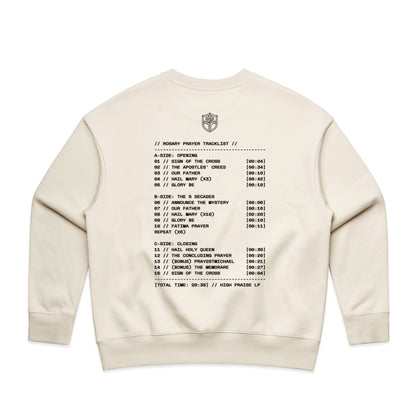 ROSARY MIXTAPE WOMEN'S CREW